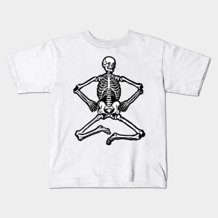 Yoga Skeleton Kids T-Shirt